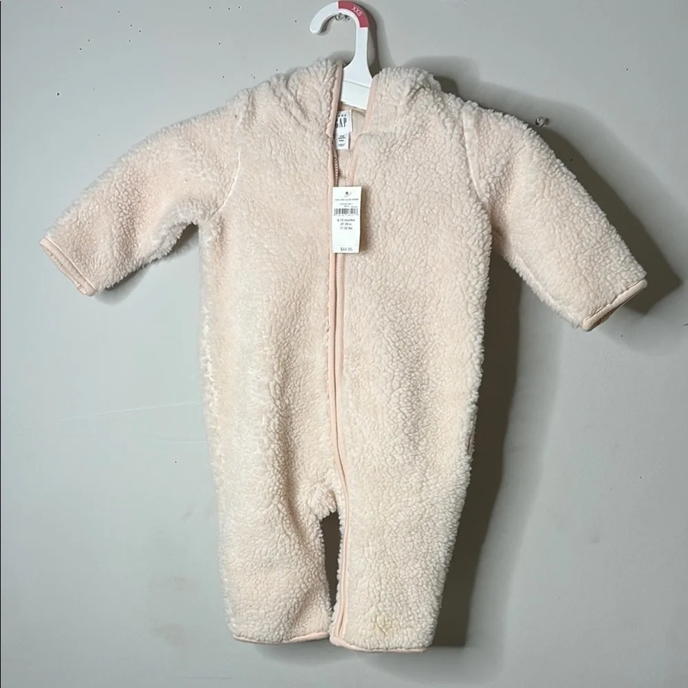 GAP Cream Fleece Kids Footie